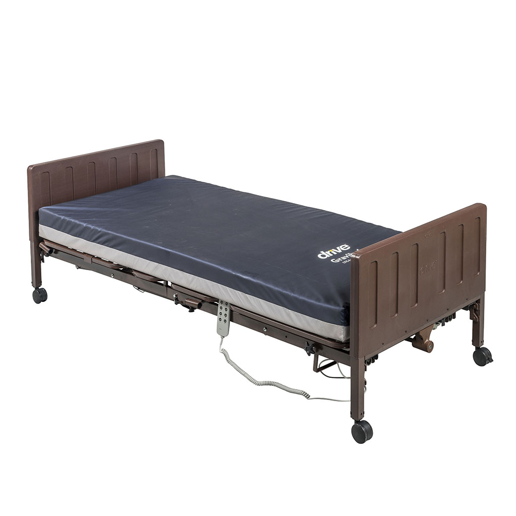 Hospital bed with rails Hospital bed with rails